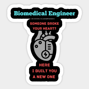 Biomedical Engineer: Built Heart Sticker